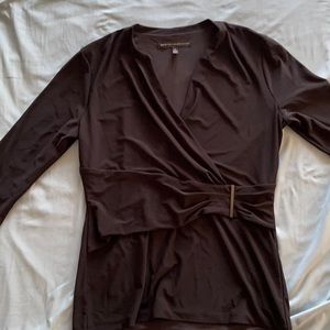 WHBM size M black blouse